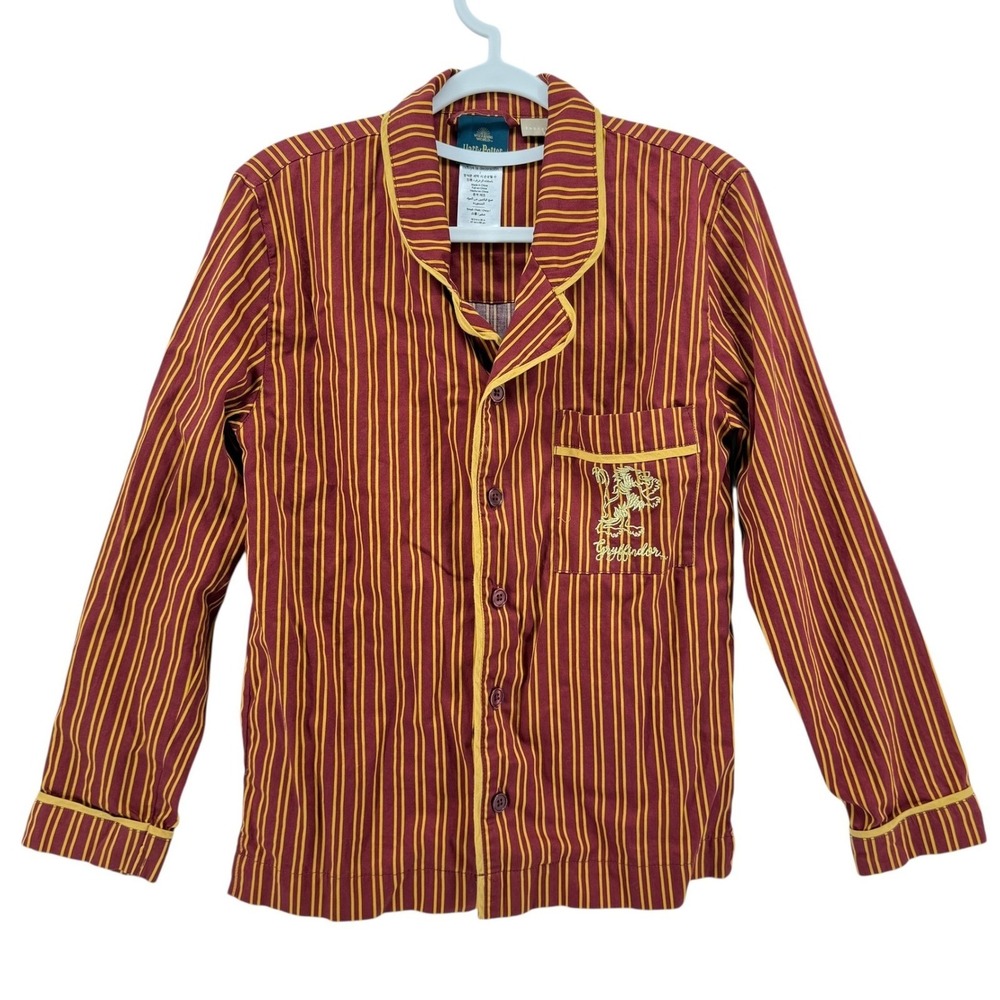 Pottery Barn Teen Small Harry Potter Gryffindor House Sateen Pajama Set Cotton - Picture 3 of 14